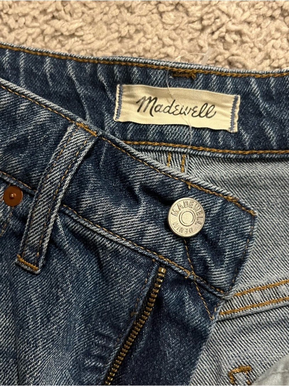 Madewell The Curvy Perfect Vintage Mid-Length Short - Picture 3 of 4